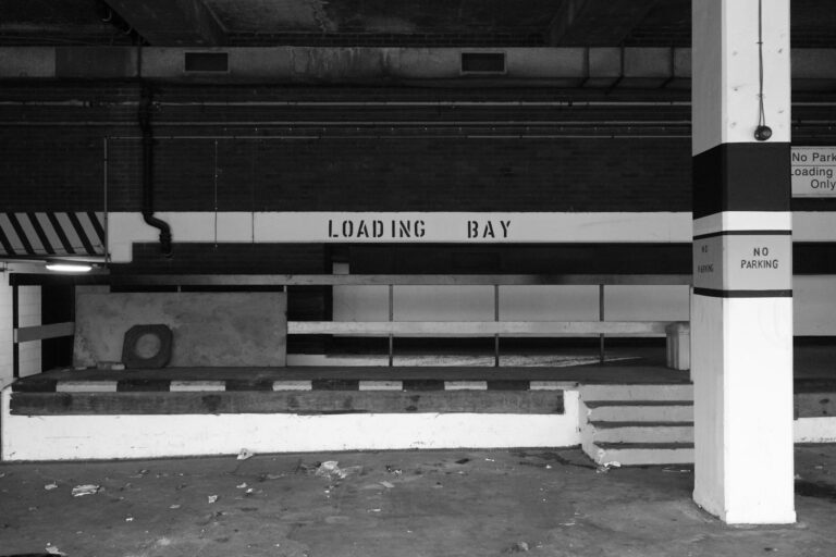 Electric van depot loading bays