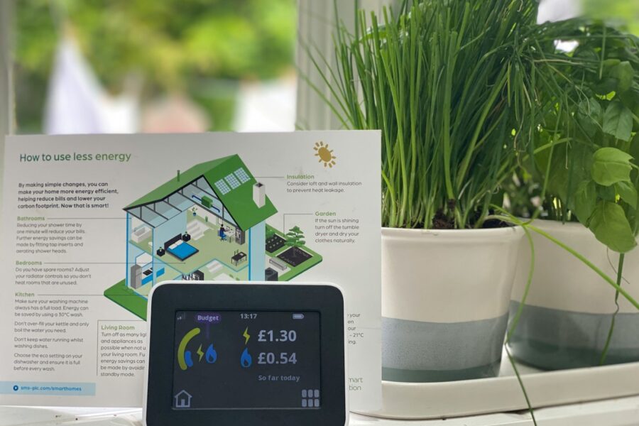 Dashboard energy consumption display