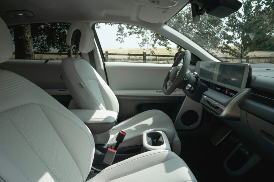 Hyundai ioniq interior navigation screen