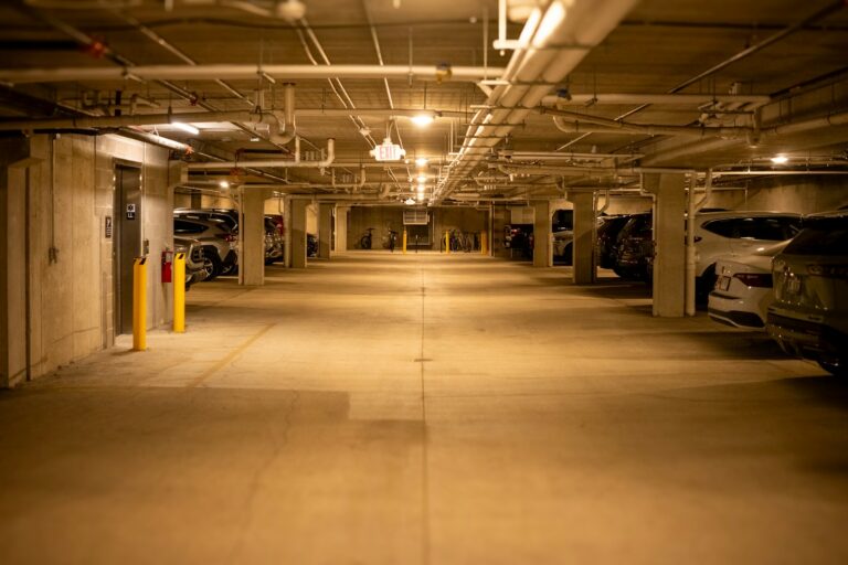 Shared underground parking chargers