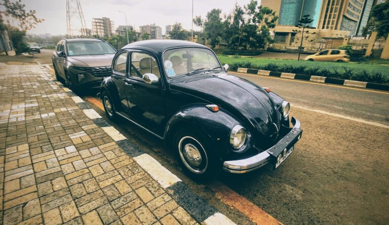 Volkswagen coupe suv parked city