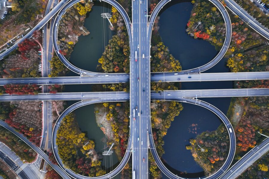 China highway interchange