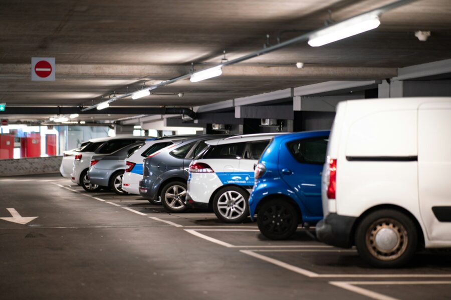 Electric car parking