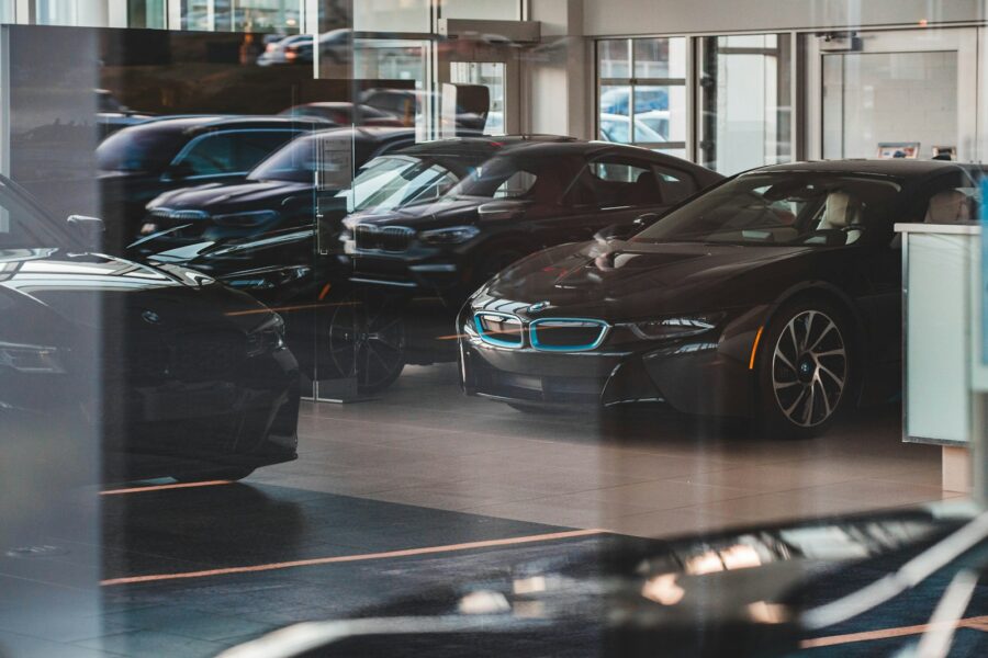 Electric car dealership
