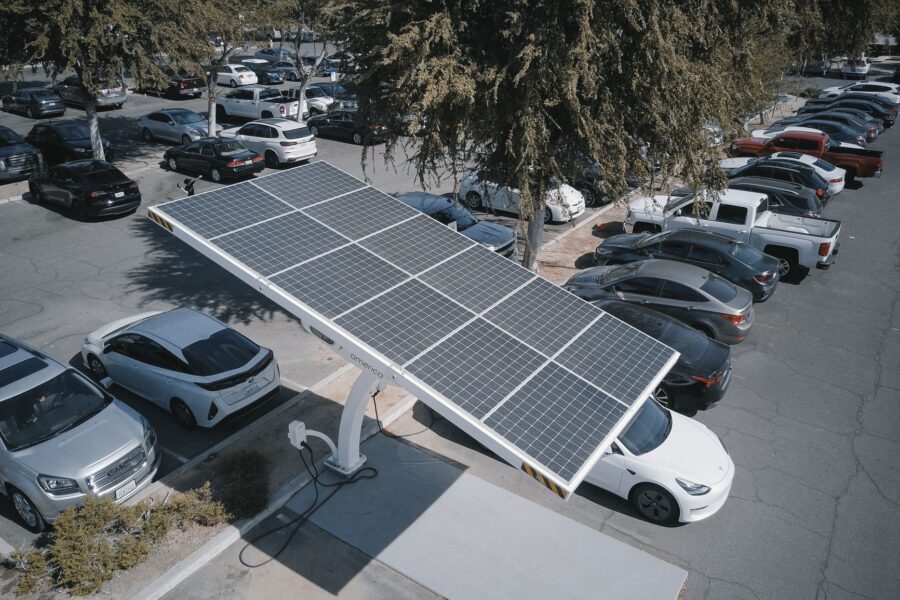 Electric car parking