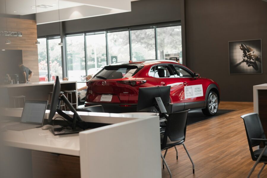 Electric car dealership