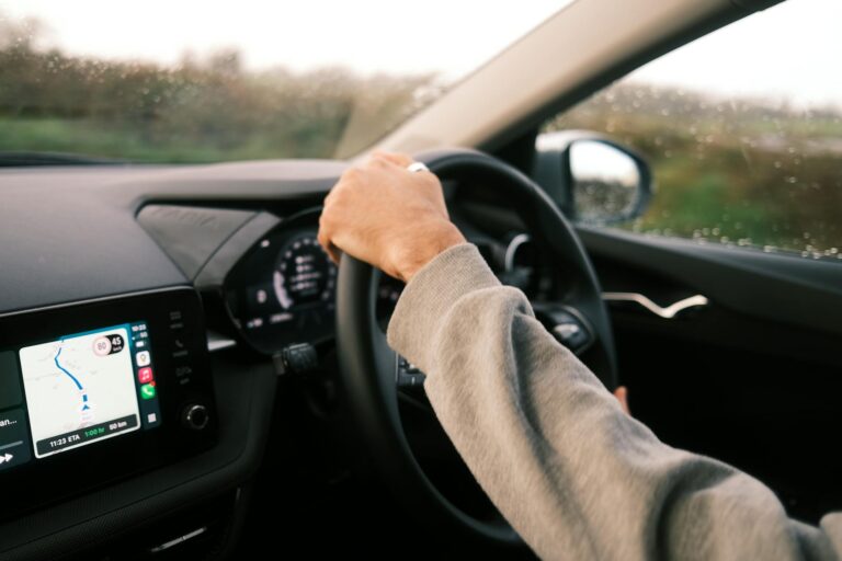 Electric car dashboard