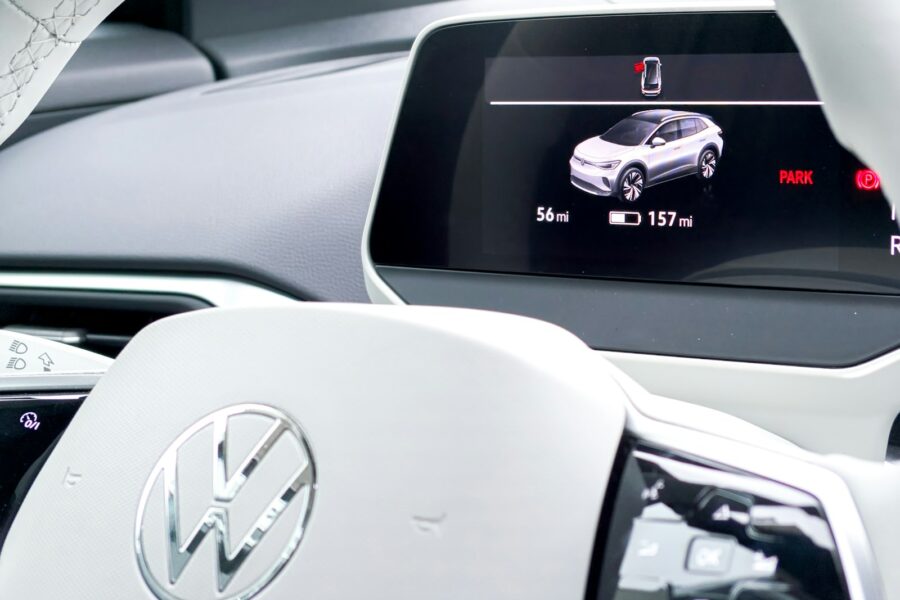 Electric car interior