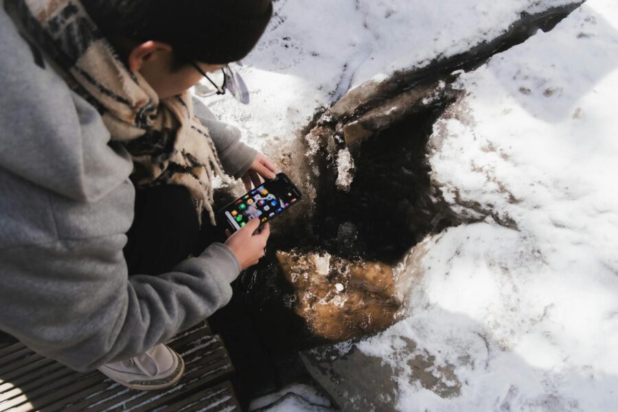 Parked snow smartphone app remote climate control