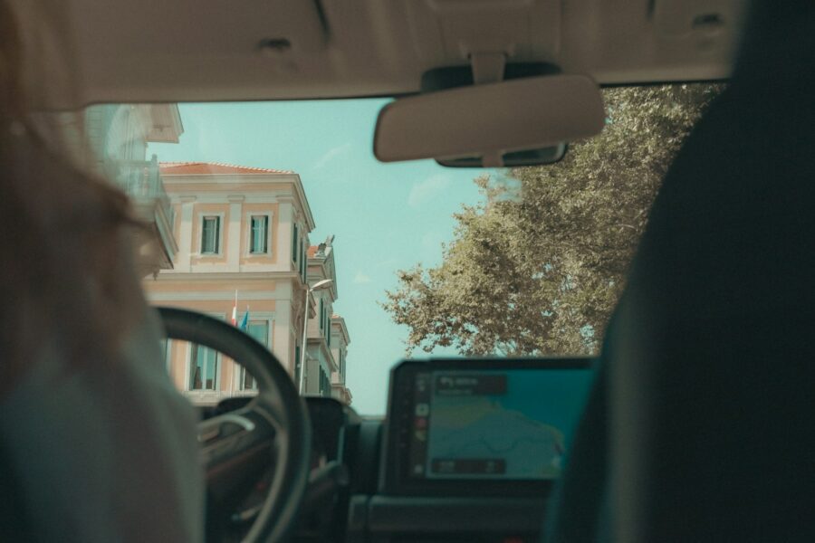 Electric car dashboard