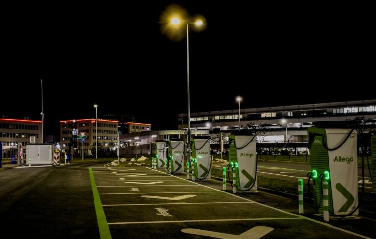 Charging station parking