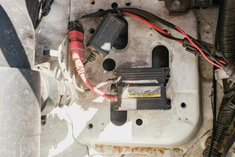 Battery pack service bay car owner reading warranty