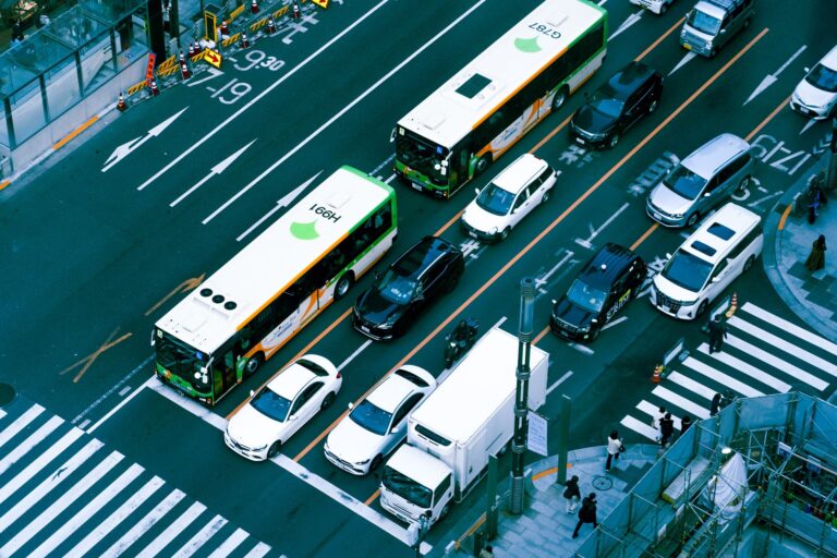 City bus lane