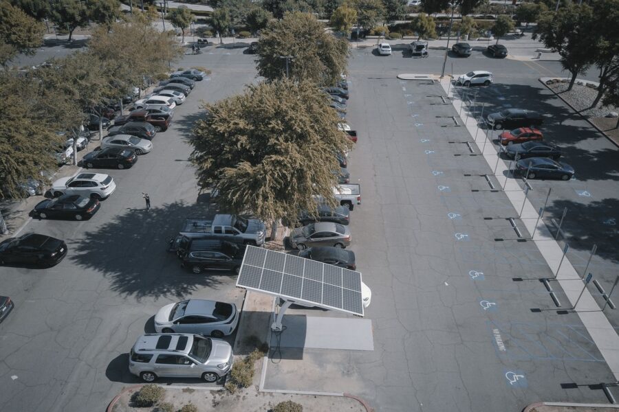 Office parking lot