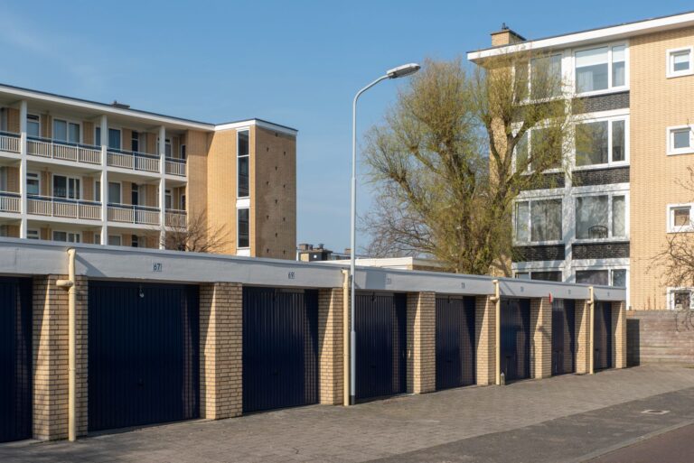 Residential apartment garage