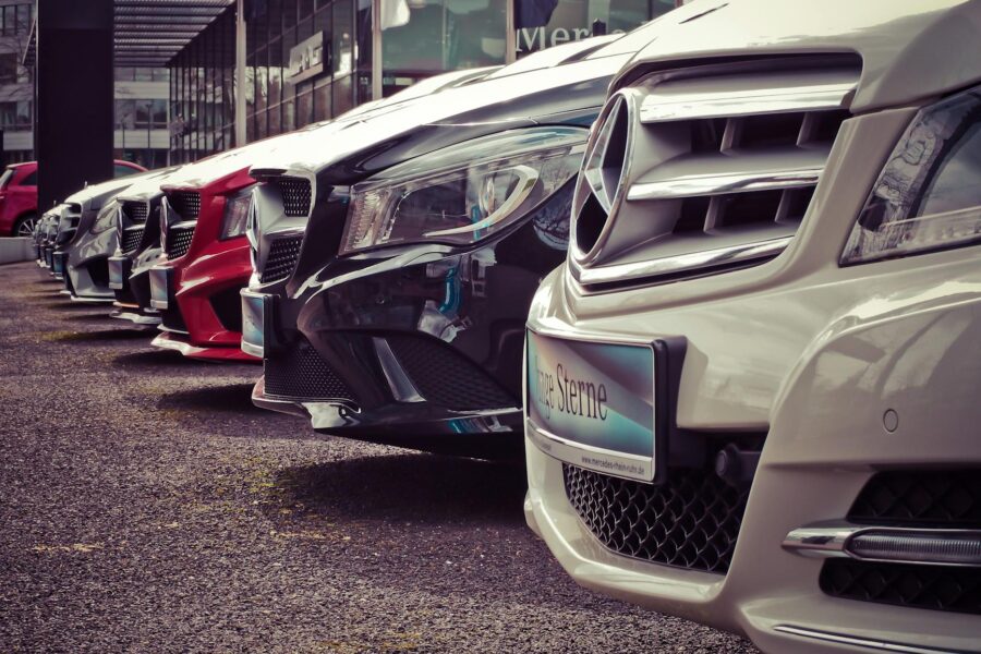 Dealership row cars