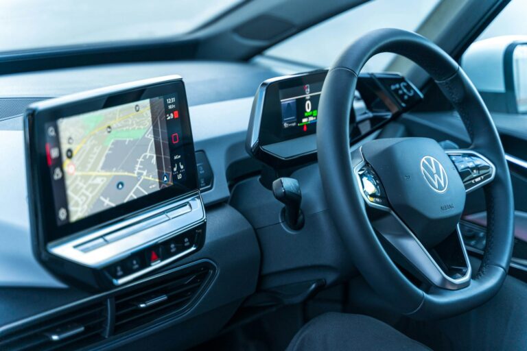 Electric car interior