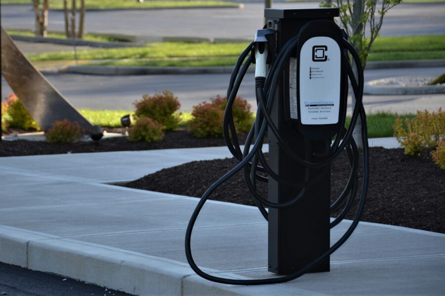 Charging station row