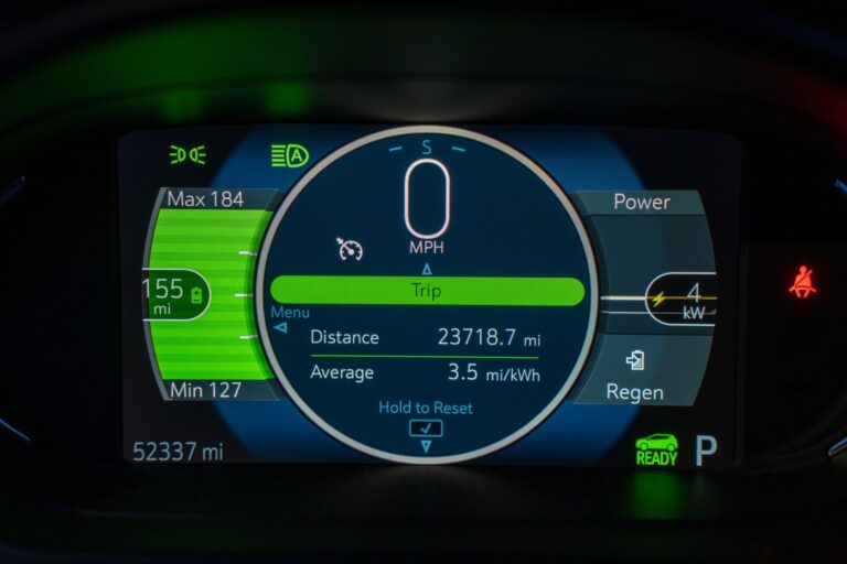 Charging curve display