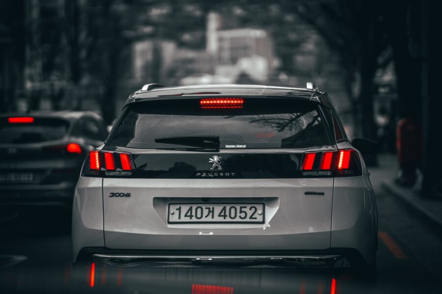 Modern crossover suv