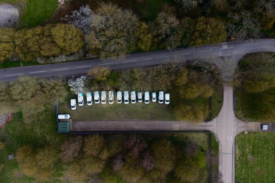Electric delivery vans