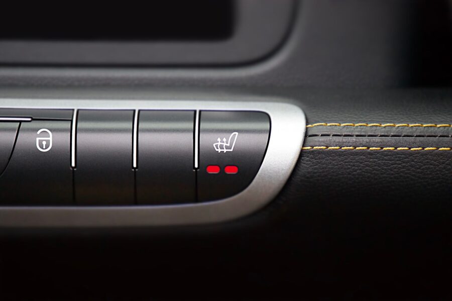 Electric car interior