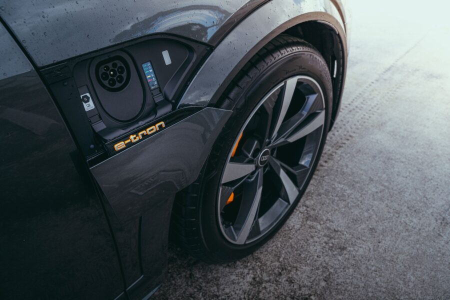 Electric car close