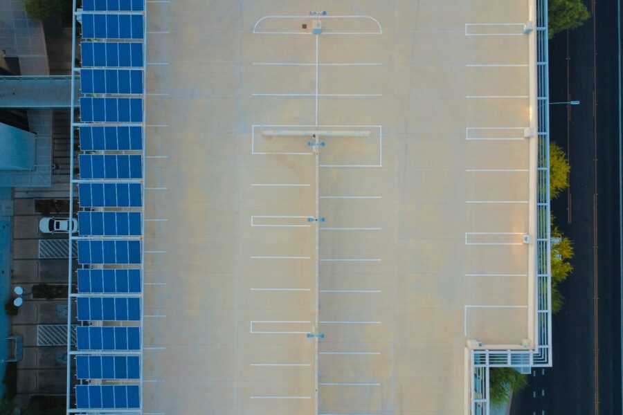 Electric car parking
