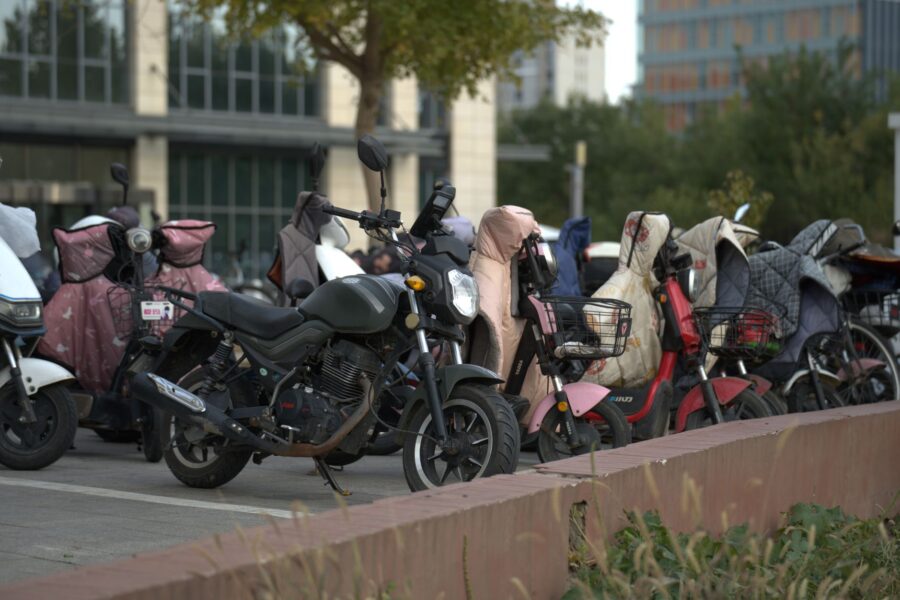 Shared electric motorcycle