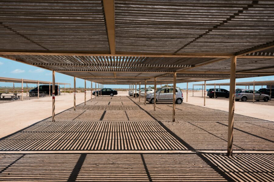 Electric car parking