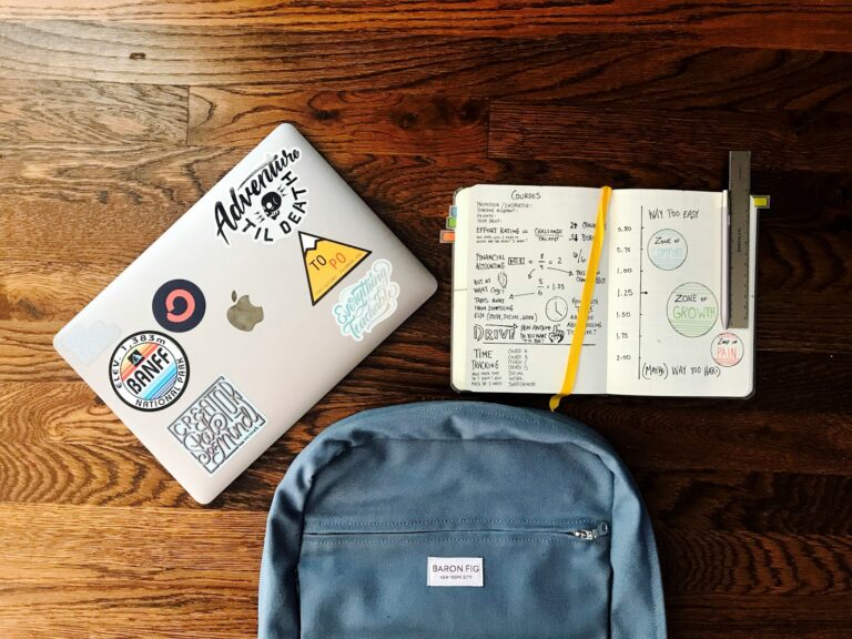 Backpack pouches stationery