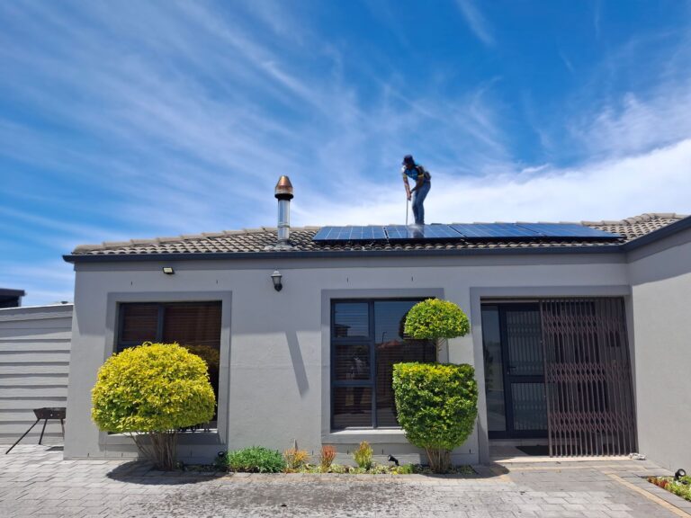 Rooftop solar panels