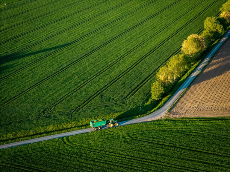 Rural farm road