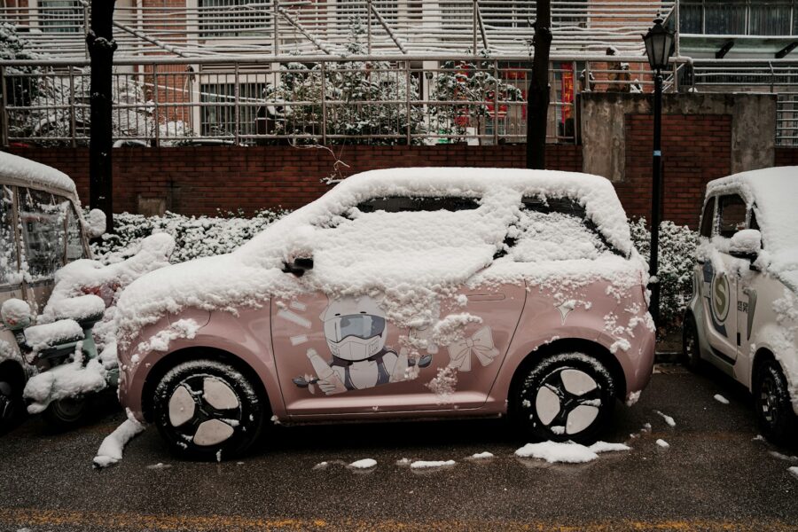 Electric car winter