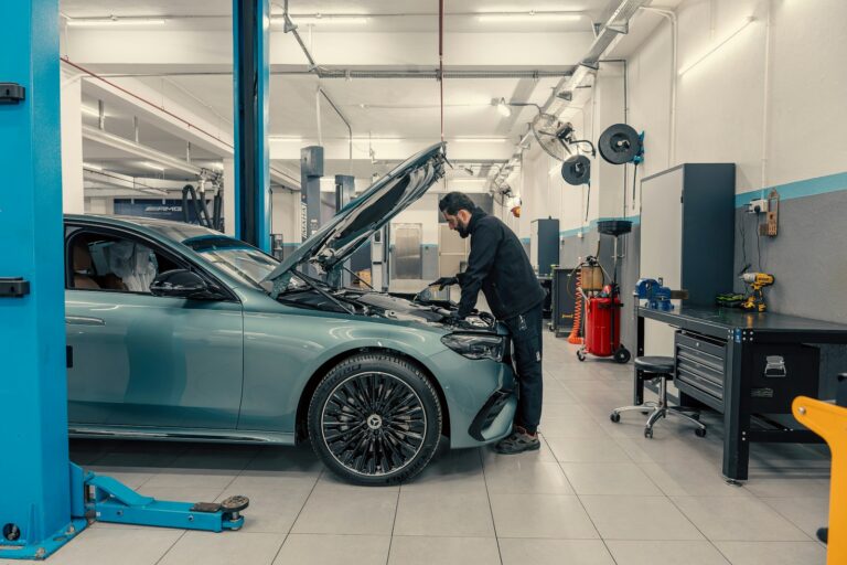 Customer signing car