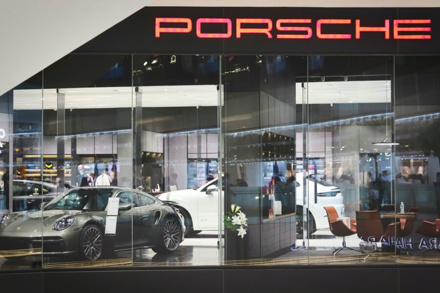 Car dealership showroom